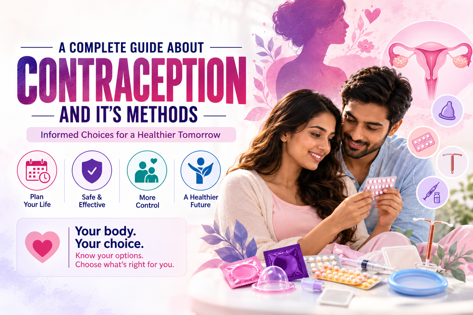 A complete guide about contraception and it’s methods