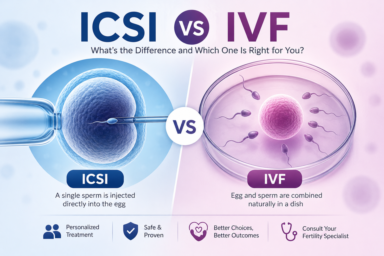ICSI vs IVF What’s the Difference and Which One Is Right for You
